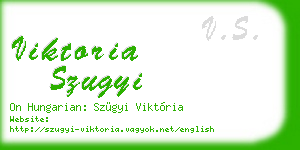viktoria szugyi business card