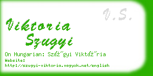 viktoria szugyi business card